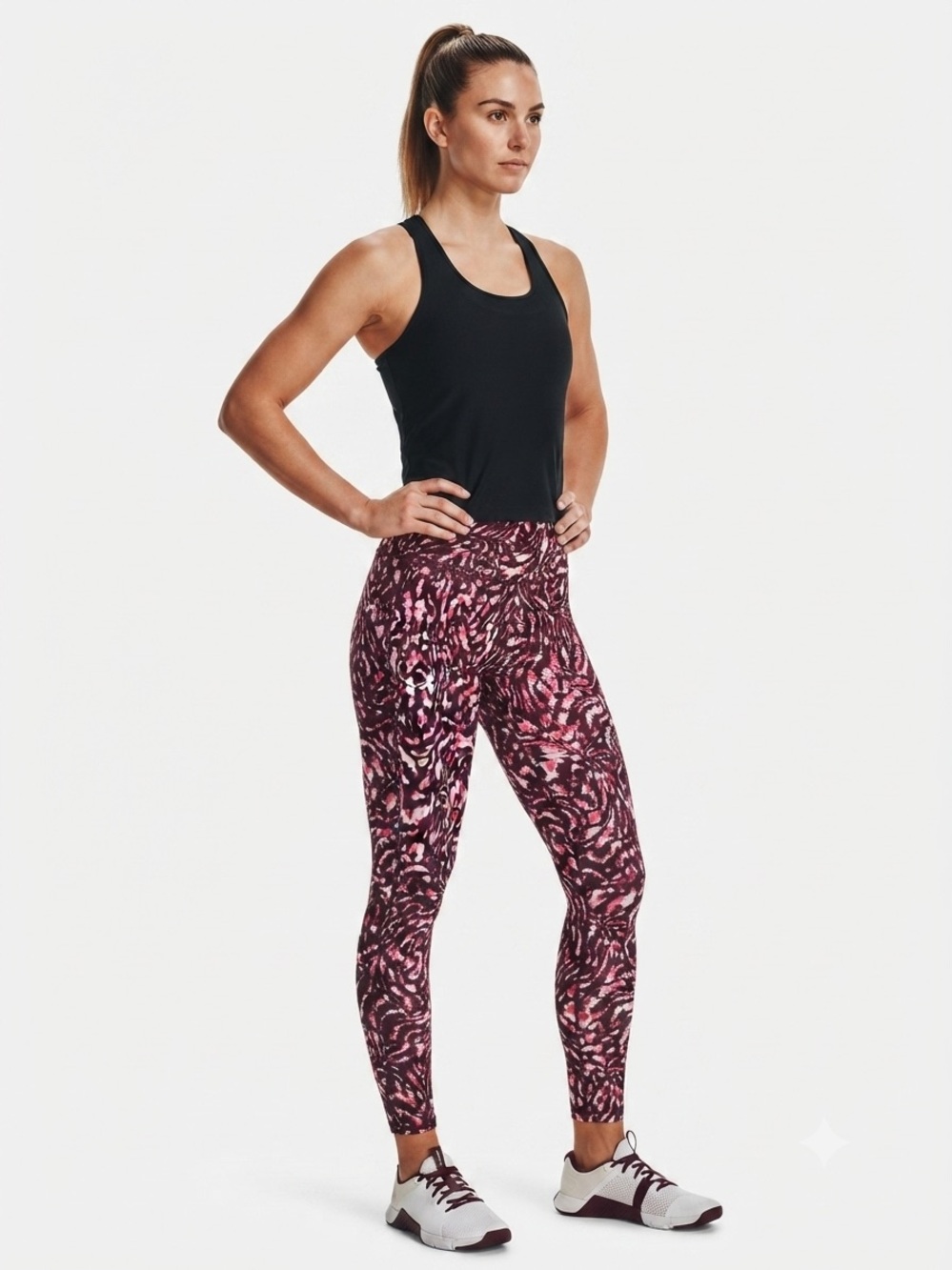 Under Armour Women's Compression Leggings XS Patterned Athletic Workout Pants